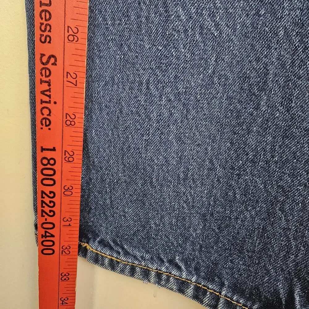 Levi's 517 Bootcut Jeans Men's 32x32 100% Cotton Blue Denim Cowboy Western